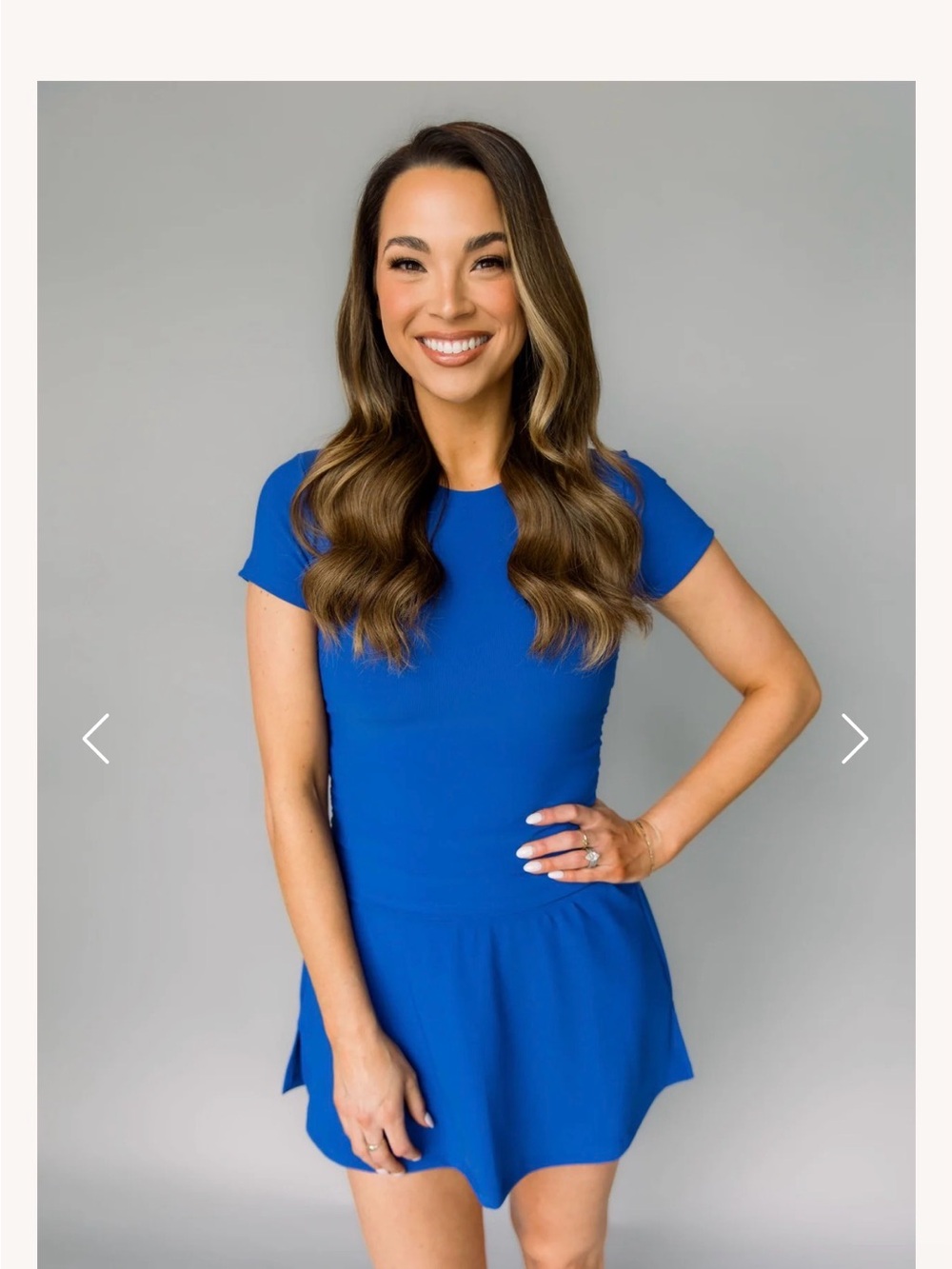ISO Salt Project Royal Blue Ribbed Set